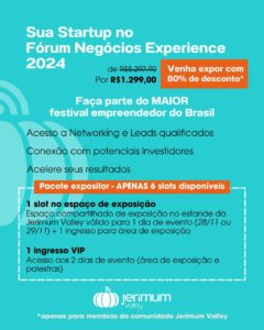 O Fórum Negócios Experience 2024 é o evento mais esperado para empreendedores e profissionais que desejam se destacar no mercado. Agendado para os dias 28 e 29 de novembro de 2024, no Centro de Convenções de Natal, RN, este festival empreendedor reunirá mais de 6 mil participantes e 1000 empresas, proporcionando uma plataforma única para aprendizado, networking e crescimento.